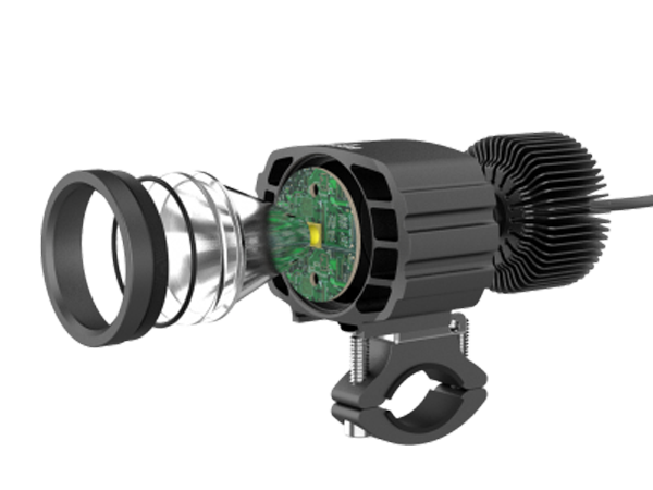 Increasing the brightness of car lights to enhance driving safety